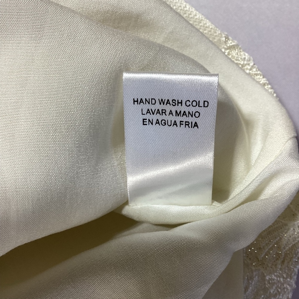 Ellison Shimmer Jacquad Dress in Cream - Picture 10 of 13